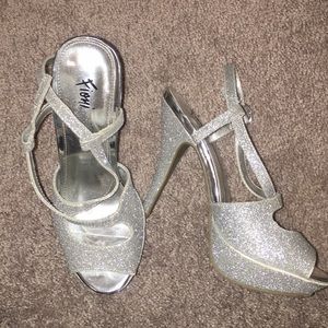 Sparkly heels